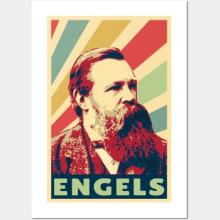 Friedrich Engels Vintage Colors Posters and Art